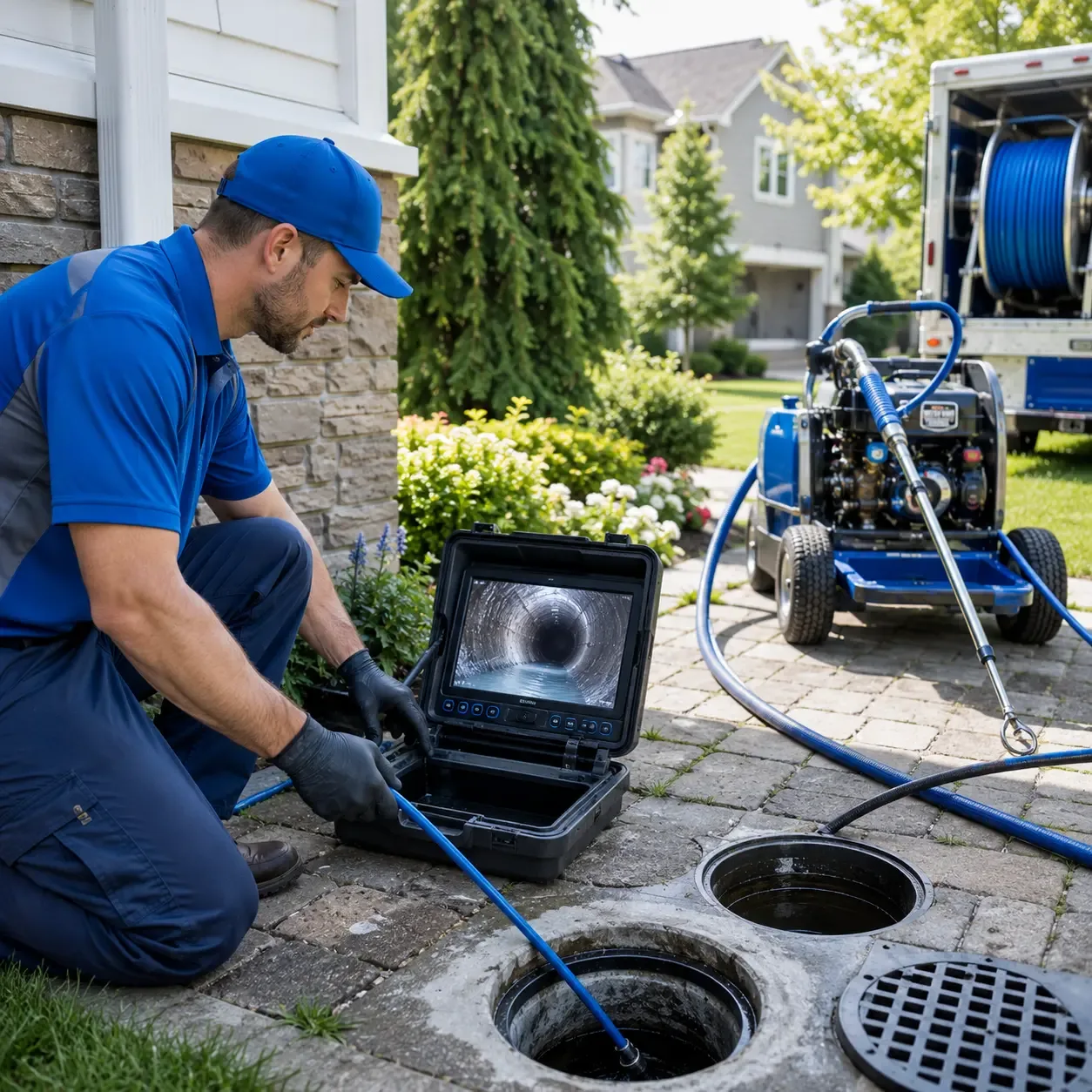 Outdoor drain cleaning professionals serving Mullens, WV
